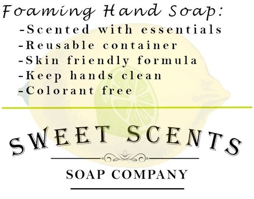 Lemon Lime Foaming Hand Soap with Essential Oil - Picture 4 of 5