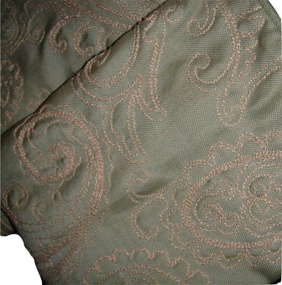 Croscill 2 Mardi Gras Euro Pillow Shams Sage Green W Beige
