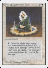 MTG Circle of Protection: Blue  - Unlimited #11
