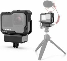 SmallRig Cage for GoPro 12 /GoPro Hero11/10/9(Black) w/Two Cold Shoe Mount