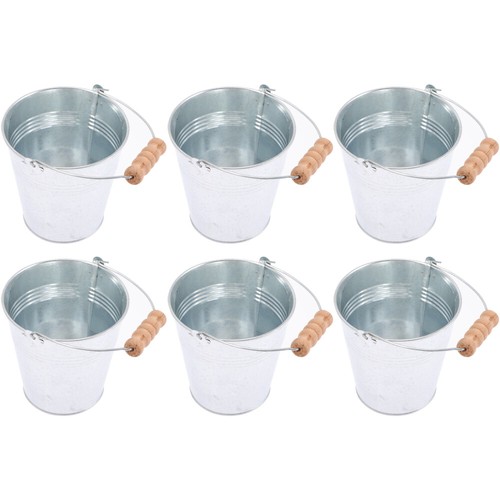 6 Stück Eiskübel Pommes Box Blech Eimer Eimer Snacks Organizer - Bild 12 von 12