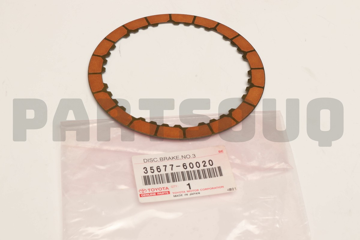 3567760020 Genuine Toyota DISC, CLUTCH (FOR 1ST & REVERSE BRAKE 