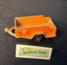 Vintage Tootsie Toy U-Haul Trailer Wagon Orange Diecast 1:32 1960s