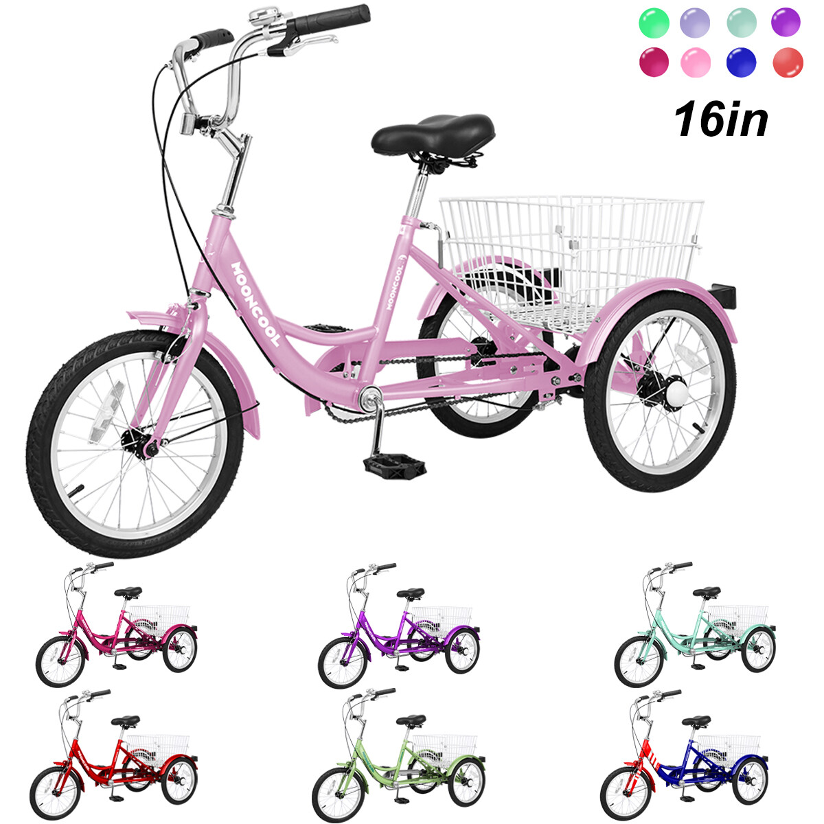 Barbella 16 inch Trike Small Tricycle Single Speed Wheel Bikes