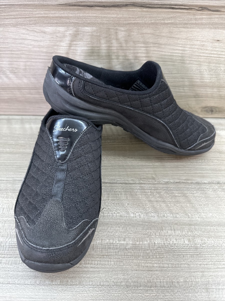 Skechers Commute Time Snuggle Vibes Slip On Mule Shoes Womens M Black  Arch