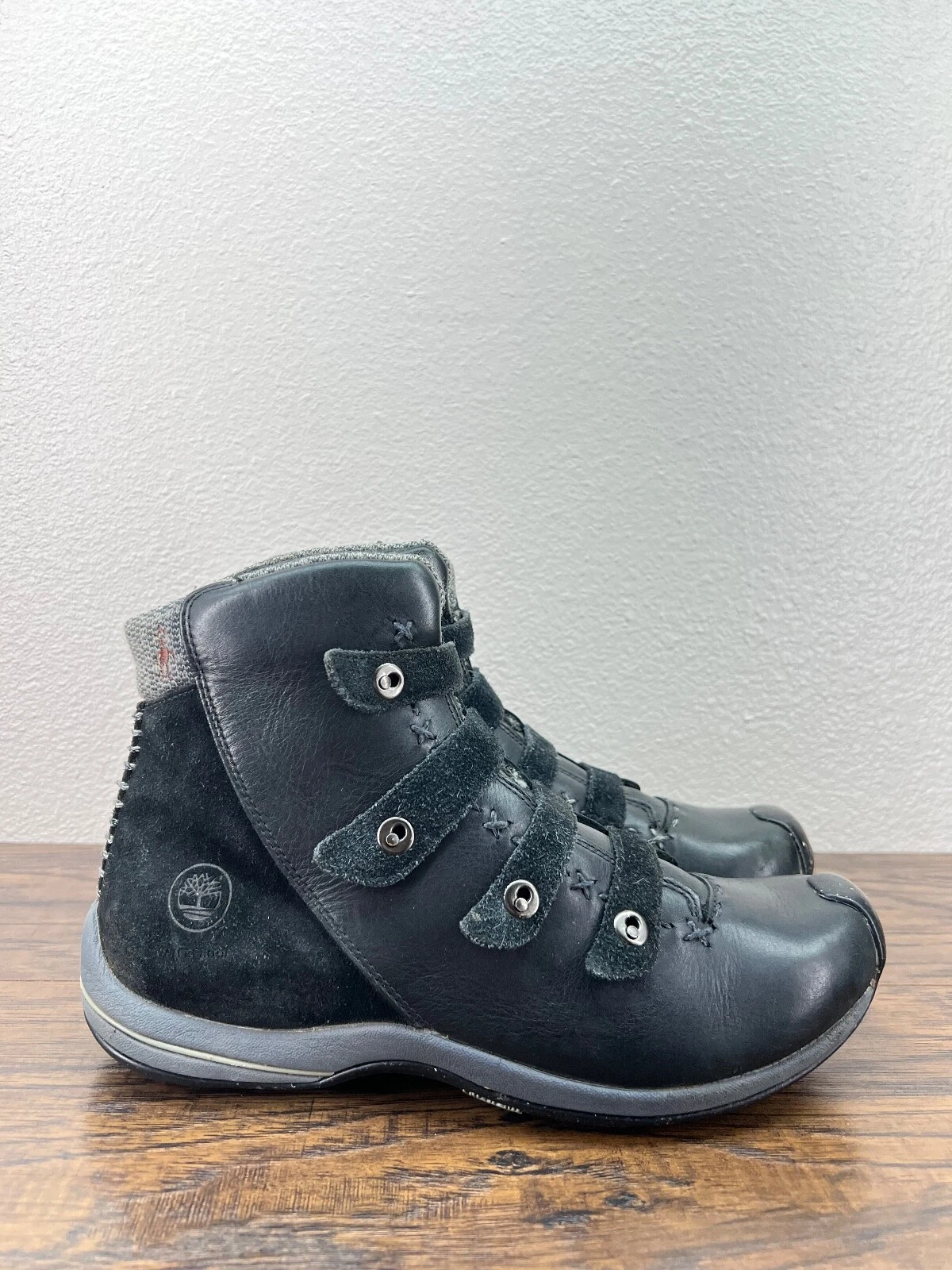 timberland smartwool leather vibram sole boots
