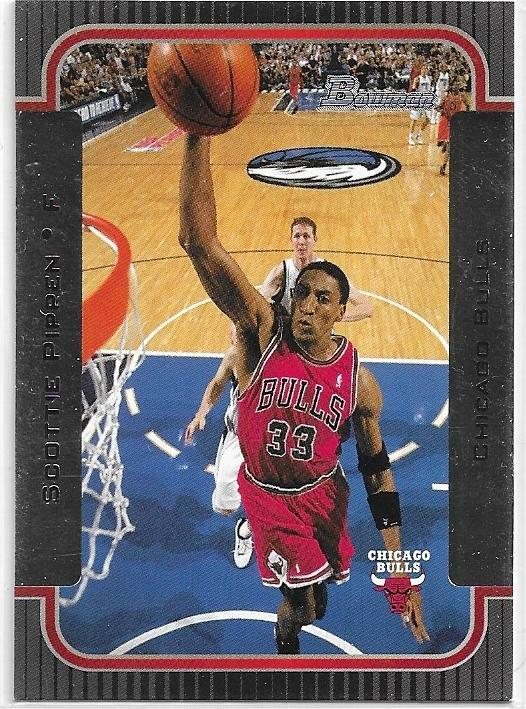 NBAカード　SCOTTIE PIPPEN SCOTTIE PIPPEN 2003-04 Bowman Basketball card #64 Chicago