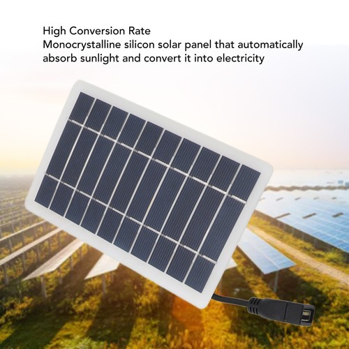 Portable 10W Solar Powered Fan Ventilator Greenhouse Pet Dog Chicken House Cool - Picture 3 of 8