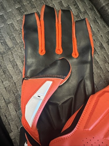 Nike D-Tack Padded Lineman Football Gloves XXXXL Orange NFL PRO STOCK PGF766-872 - Picture 5 of 6