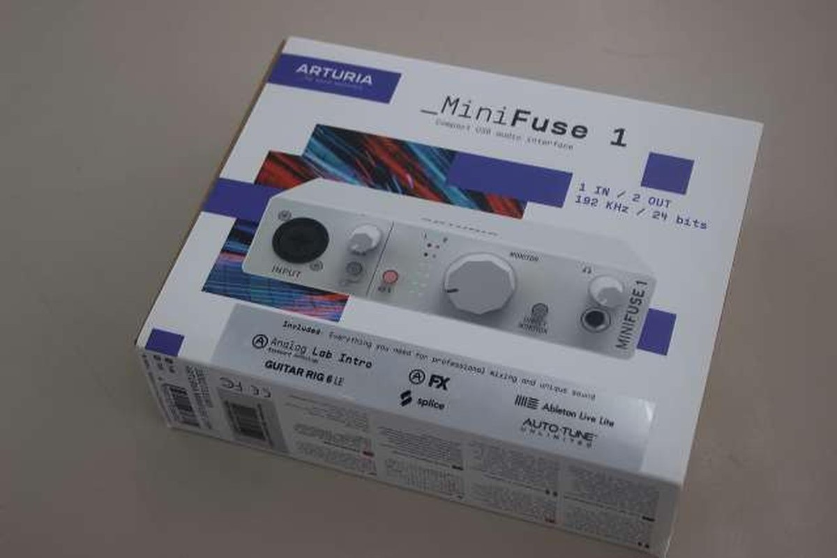 ARTURIA Mini Fuse 1 オーディオインターフェース Arturia MiniFuse 1 USB Audio Interface, White | Guitar Center
