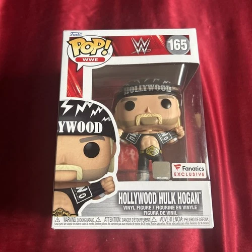 NEW Hollywood Hulk Hogan Funko Pop! WWE Wrestling Figure #165 Fanatics Exclusive