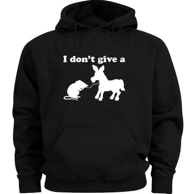 I don't give a rat's ass sweatshirt funny hoodie Men's size hoody S M L XL 234XL