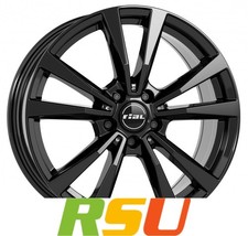 Rial M12X diamant-schwarz 8x19" ET52 LK5 112 ML 66.5 Alufelgen 19 Zoll