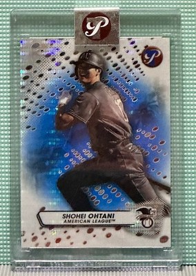 Shohei Ohtani 2023 Topps Pristine Encased Blue Pristine Refractor 62/75 #242