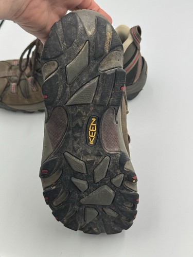Keen Targhee II Men's Size 8.5 US Waterproof Hiking Shoes Brown Red - 第 7/11 張圖片