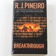R. J. Pineiro Breakthrough 1999 Sci-Fi Thriller Paperback Good Condition