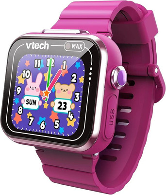 VTech KidiZoom Smartwatch Max Pink 12 in 1 Watch Rechargeable Splash Proof