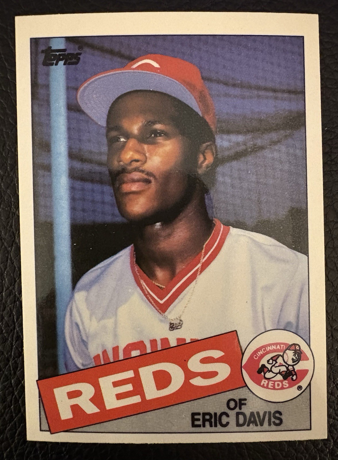 🔥1985 Topps Collector's Edition Tiffany Eric Davis #627 Rookie Card AMAZING🔥