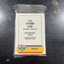 1994 OTTAWA LYNX FLEER PROCARDS MiLB TEAM SET R. WHITE D. LEE MONTREAL EXPOS