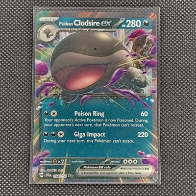 Paldean Clodsire EX Double Rare #094/159 Journey Together Pokemon Card