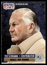 1991 Pro Set Tex Schramm Dallas Cowboys #30