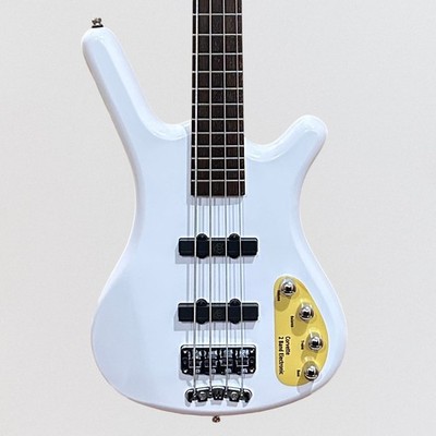 Warwick RockBass Corvette Basic 4 String Active Electric Bass Guitar - White