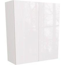 900mm High 700mm Kitchen Wall Unit – With Gloss White Slab Door, Fully Assembled