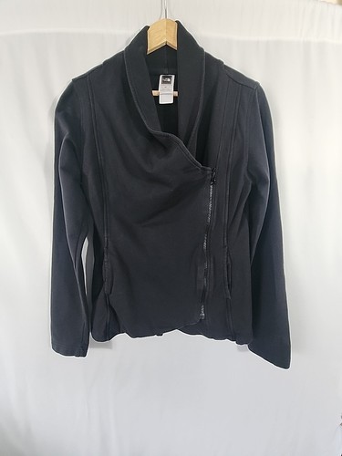 North Face Yogajacke Wickeloptik asymmetrisch Reißverschluss Frottee Damen Gr. S A3EZ - Bild 1 von 16