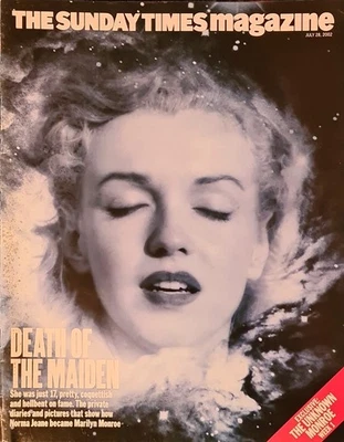 Sunday Times Magazine July 28th 2002 - Death of the Maiden - Marilyn Monroe - Image 1 of 4