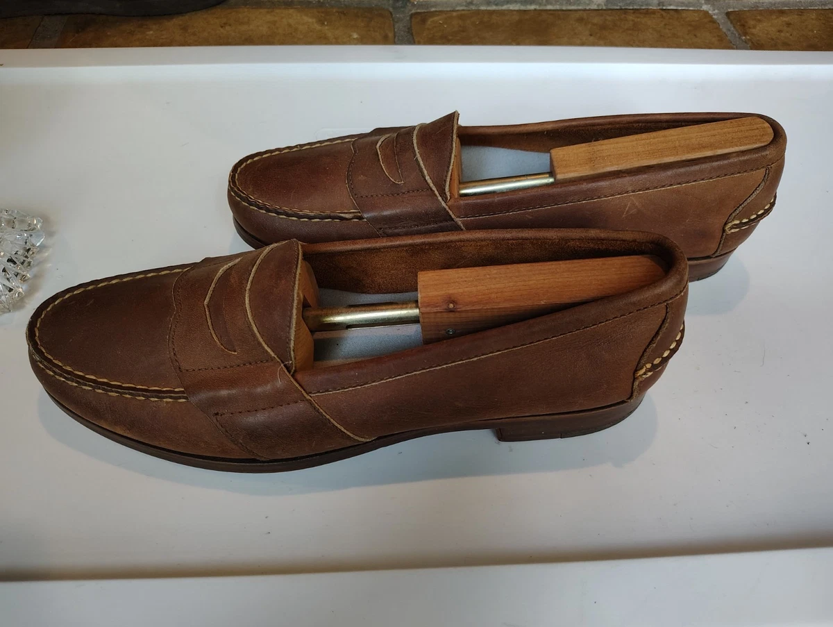 Polo Ralph Lauren Leather Upper Brown Dress Shoes for Men 