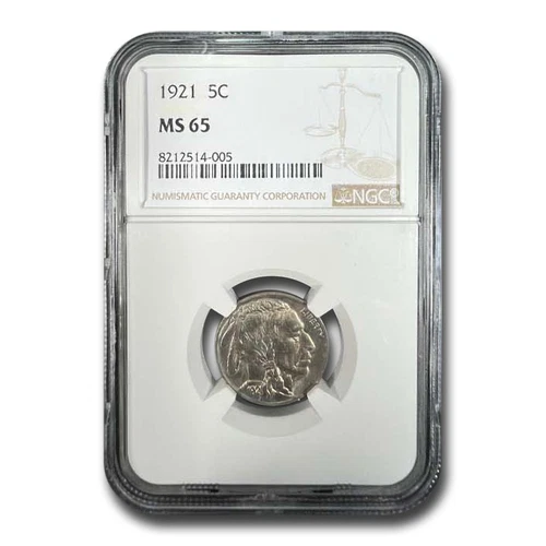 1921 Buffalo Nickel MS-65 NGC
