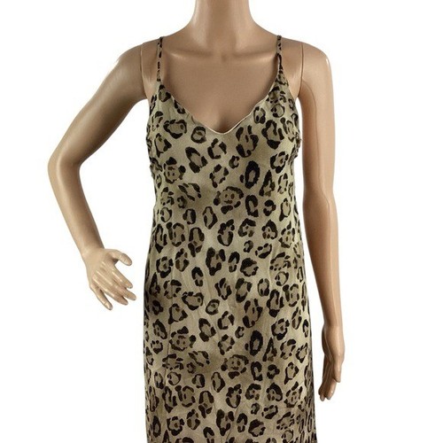 PQ Swim Leopard Print Amelia Slip Dress XS/S - Picture 2 of 7