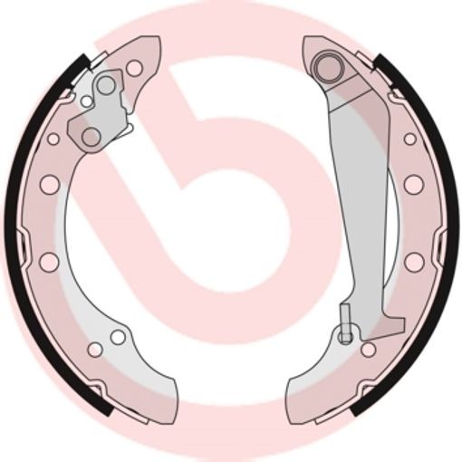 Bremsbacken S 85 511 BREMBO für SEAT AUDI VW SKODA - Bild 8