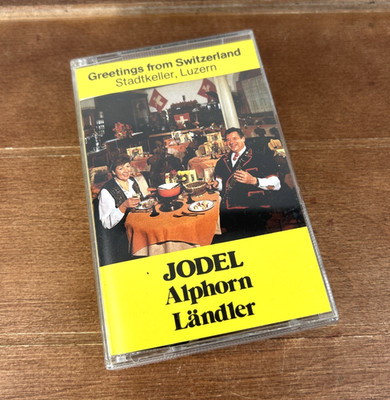 Greetings from Switzerland Cassette Jodel Alphorn Ländler Stadtkeller Luzern