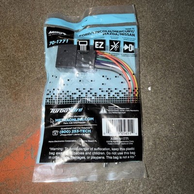Metra Electronics 70-1771 Ford/Lincoln/Mazda 1998 - Up Into Car Harness 16 PIN
