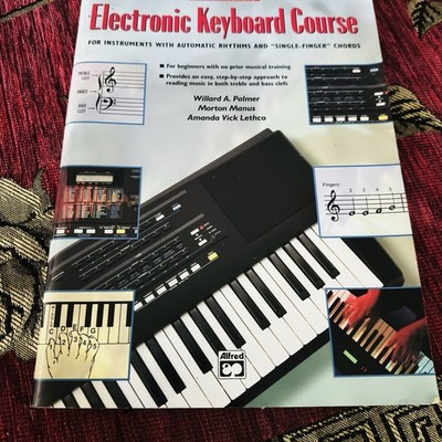 Alfred's Basic Electronic Keyboard Course Palmer Manus Lethco Workbook English