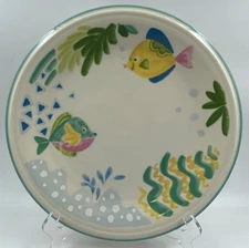 Studio Nova Barrier Reef Dinner Plate (s) Y2310 Fish Seaweed