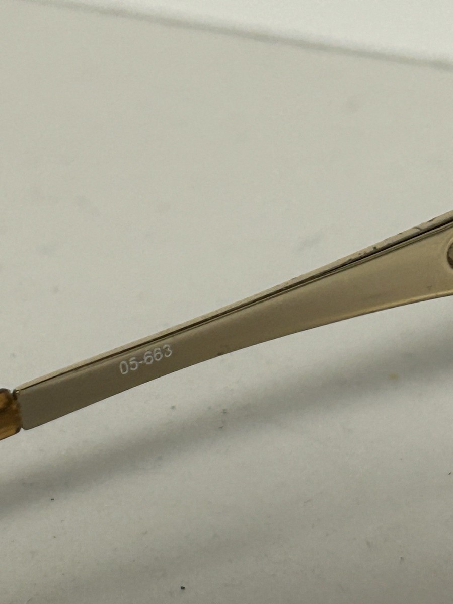 Vintage Oakley Dart Gold Sunglasses Some Wear &tear But Overall