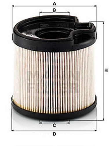 Mann-Filter PU 922 X Kraftstofffilter FüR CitroËN, Fiat, Lancia, Peugeot, Suzuki-image
