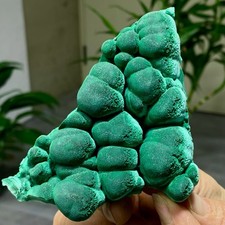 192g Natural Malachite Rysocolla Transparent Cluster Rough Mineral Sample