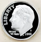 2006 S**SILVER**PROOF ROOSEVELT! SUPERB GEM FULL TORCH! ULTRA RARE DCAM#M387_40