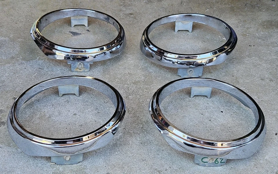 Mercury Comet 1962 parrilla faros moldura anillos Foto 4 de 4