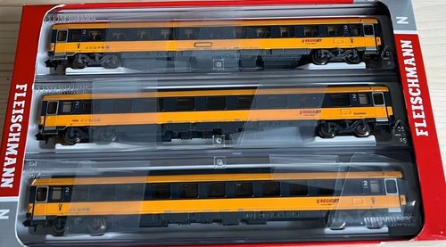 Fleischmann 881902 Personenwagen-Set Regio Jet 3-teilig NEU OVP Spur N | Zustand: Neu