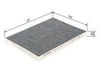Bosch Filter, Innenraumluft 1 987 435 529 FüR Renault