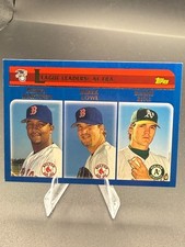 2003 Topps Barry Zito Derek Lowe Pedro Martinez #341