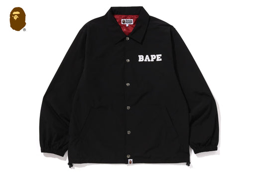 A Bathing Ape 黒 コーチジャケット ブラック XL BAPE LOGO COACH JACKET | bape.com
