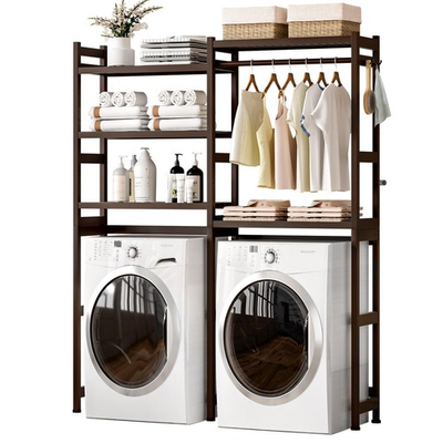 #ad Over The Washer and Dryer Storage Shelf 5 Tiers Laundry Room Drying Rack wit... $161.34