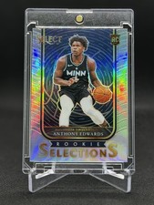2020-21 Panini Select - Rookie Selections Anthony Edwards #5 Silver Prizm (RC)