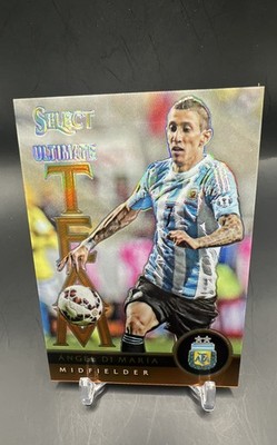 2015-16 Panini Select - Ultimate Team Angel Di Maria #10 Orange Prizm /149
