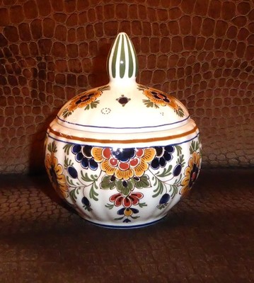 !!!! ROYAL DELFT DE PORCELEYNE FLES SCHÖNE DOSE KERAMIK !!!!